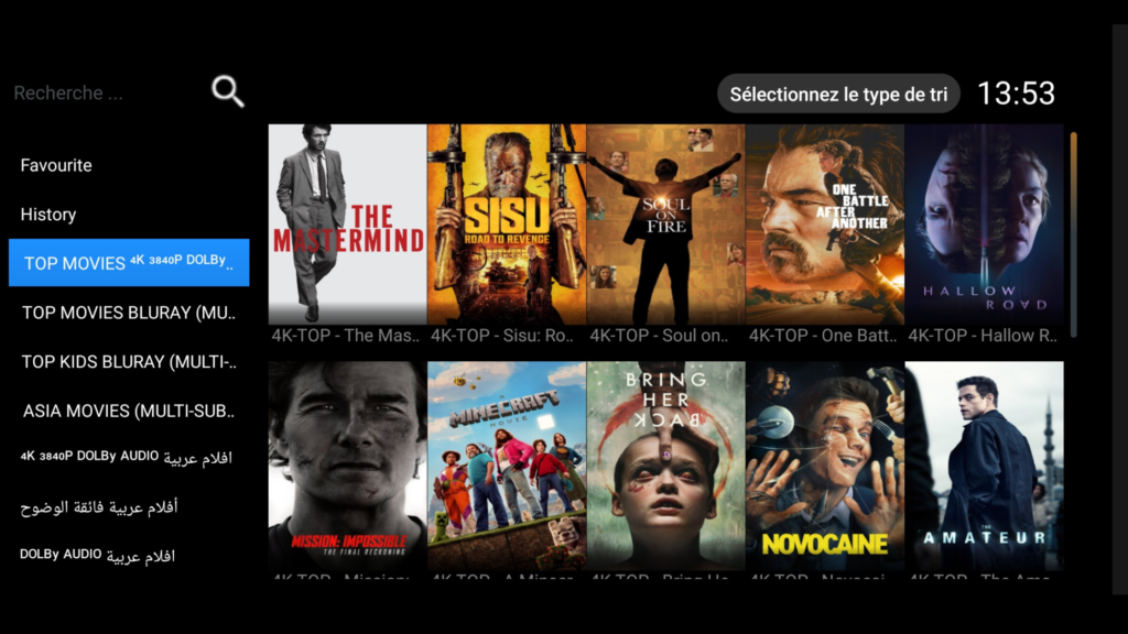 Abonnement IPTV 12 mois Smart TV
