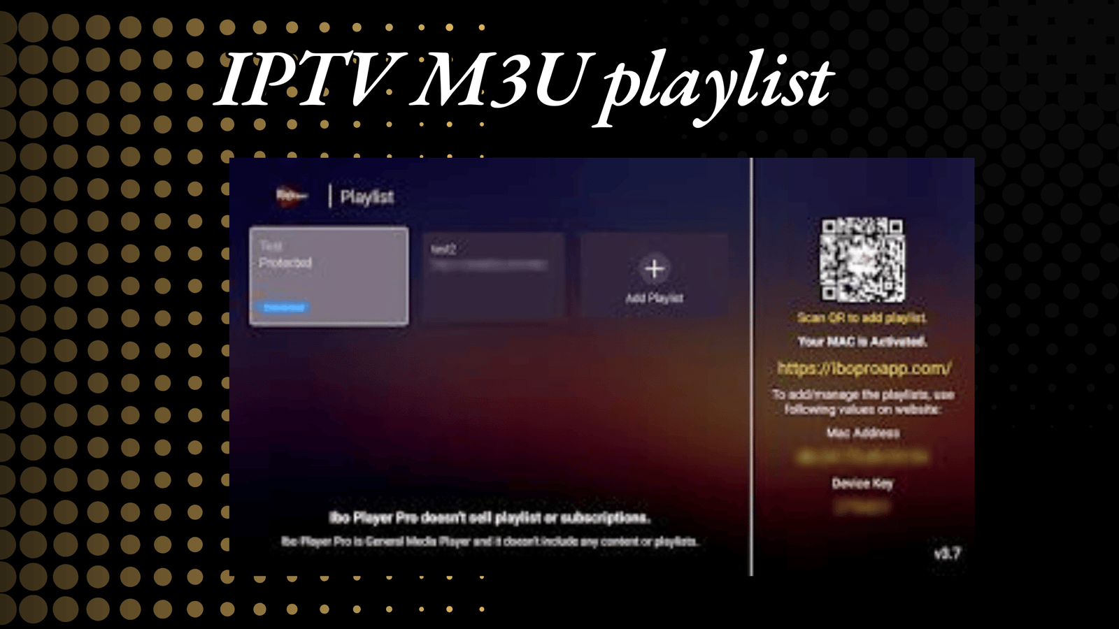 IPTV M3U playlist