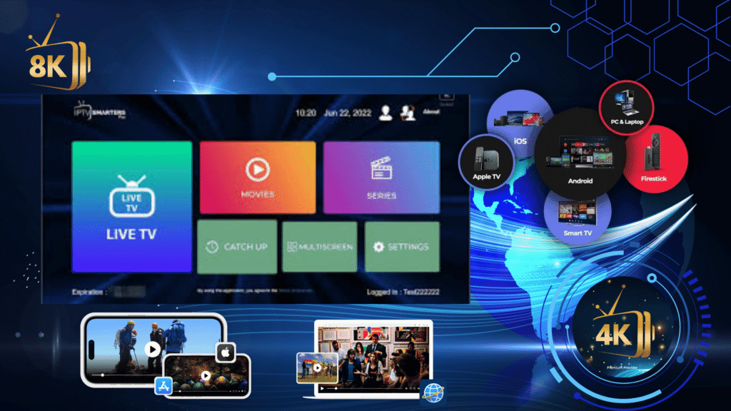 IPTVSmartersPro 2025 – Installation, Code, et Qualité de Diffusion 4k IPTVSmartersPro
