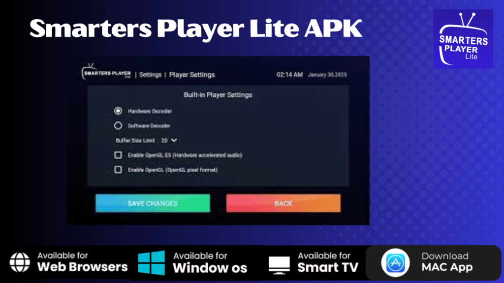 Smarters Player Lite