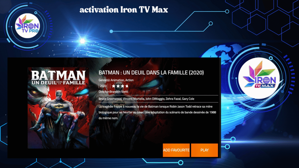 Code d’activation Iron TV Max : Débloquez le meilleur de l’IPTV en 4K activation Iron TV Max