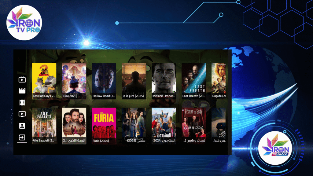 IronStore Codes IPTV 2025 pas chers, stables en 4K IronStore