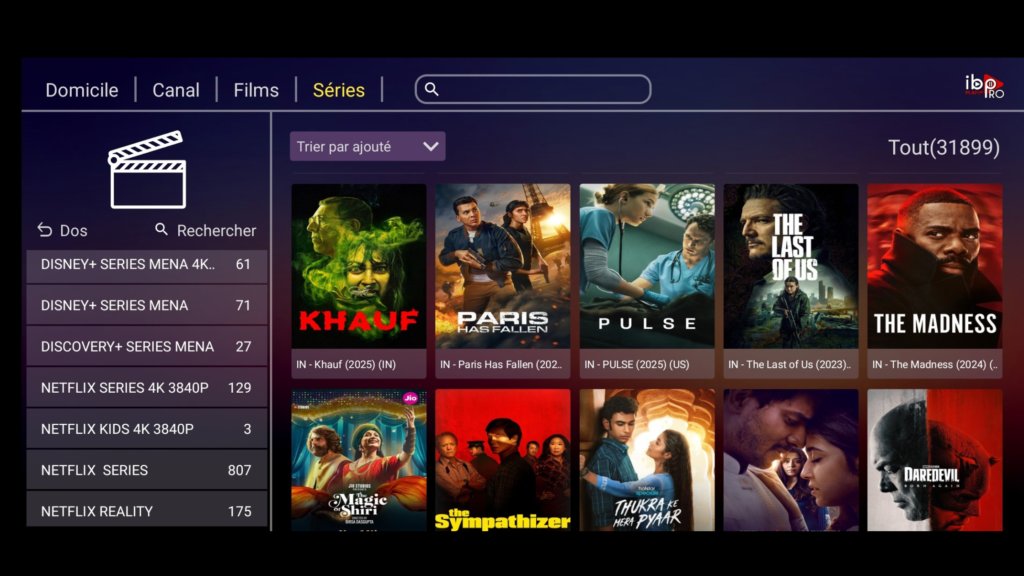 IPTV-Premium sur Fire TV Stick pour streaming 4K Best for IPTV